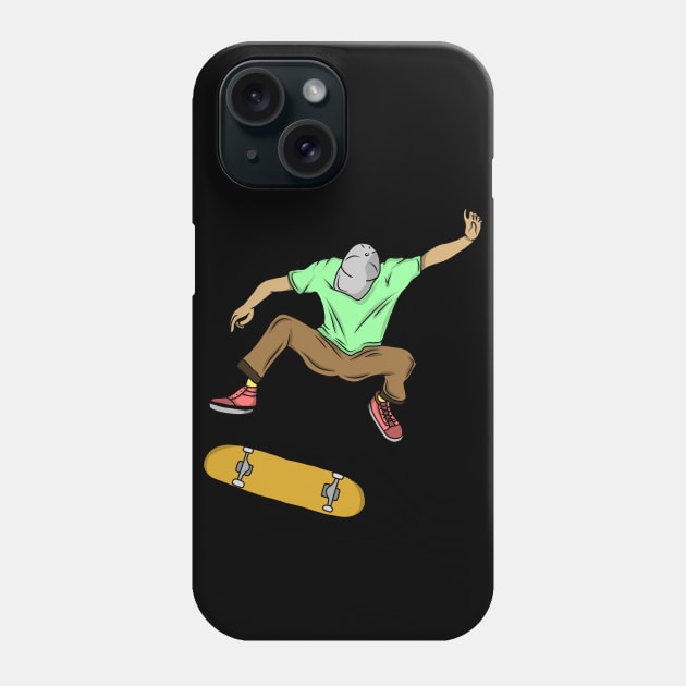 Skateboarding Phone Case by Aryaaa