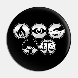 Divergent Factions Pin