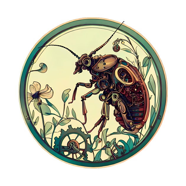 Mech Beetle by Once Upon A Tee