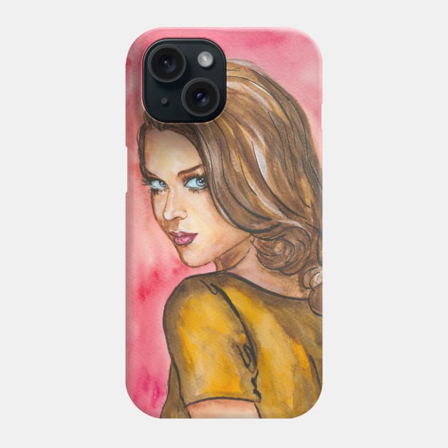 Jane Fonda Phone Case by Svetlana Pelin