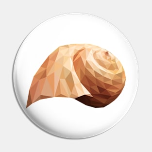 Low Poly Seashell Pin