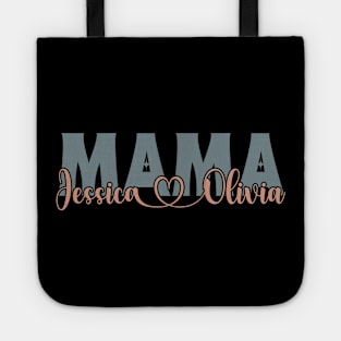 Mom Amanda Olivia  Mother's girl Mom Gigi Aunt family Tote