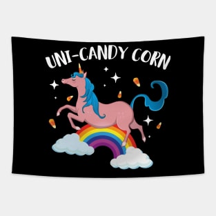 Uni-Candy Corn Tapestry