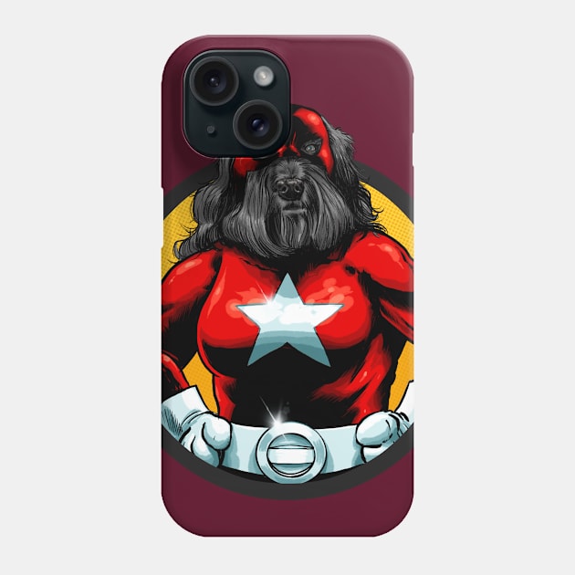 Red Guarddog II Phone Case by ThirteenthFloor