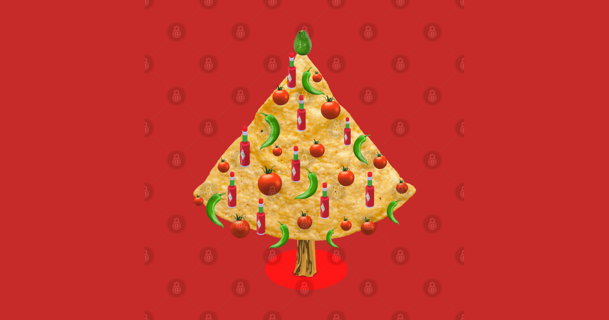 Spicy CHIPMas Tree - Jalapeno, Tomato, Peppers, and Avocado - Tortilla ...