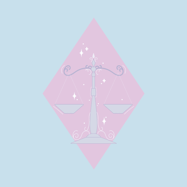 Libra Scales (Pastel) by VenusAndMoon