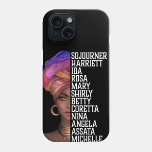 Powerful Black Women Who Inspire, Black History, African American Phone Case