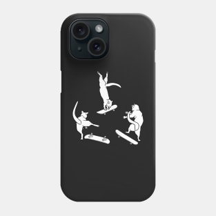 Kickflip Meow Stickers and Magnets Only Phone Case