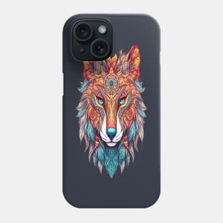 Wolf Mandala Animal Ilustration Phone Case