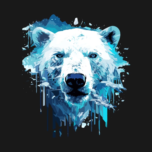 Polar Bear Animal World Predator Wild Nature Wilderness by Cubebox