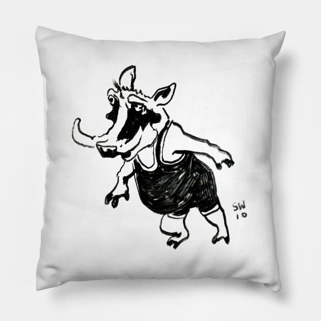 Warthog Pillow by CoolCharacters