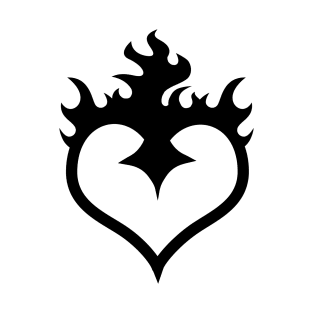 FLAME HEART T-Shirt