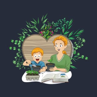 Planting with mom T-Shirt