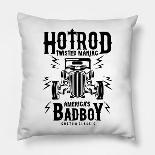 Hotrod Twisted Maniac America's Badboy Custom Classic Pillow