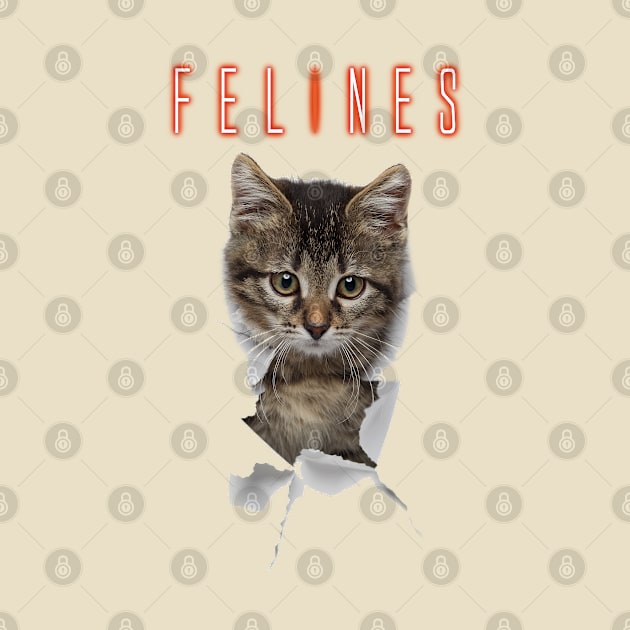 Felines - Aliens - Movies - Animals - Funny by Design By Leo