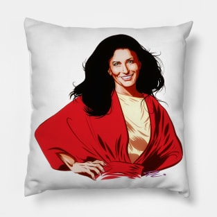 Loretta Lynn - An illustration by Paul Cemmick Pillow