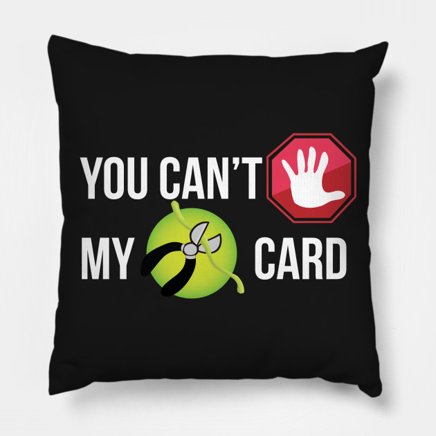 You Can T Nope My Defuse Card Exploding Kittens Pillow Teepublic