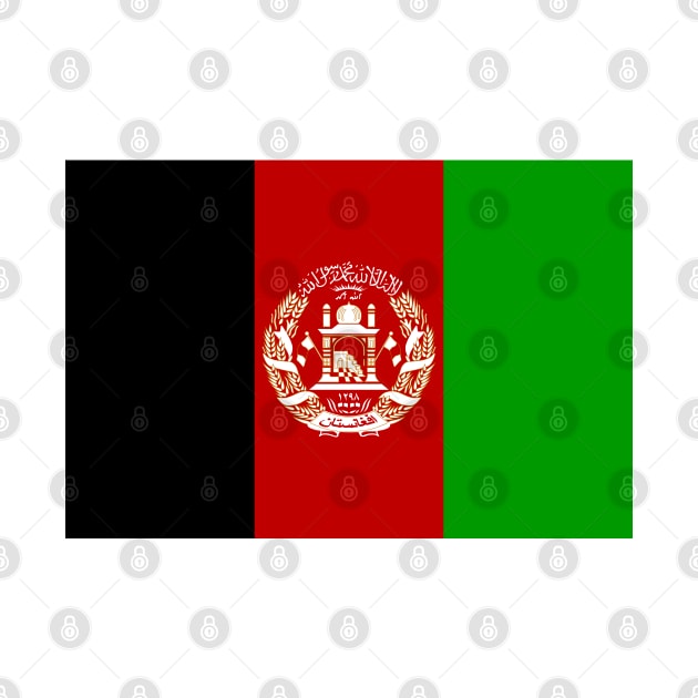 Flag of Afghanistan by COUNTRY FLAGS