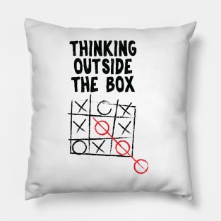 Think Outside The Box print Neurodiversity Pillow