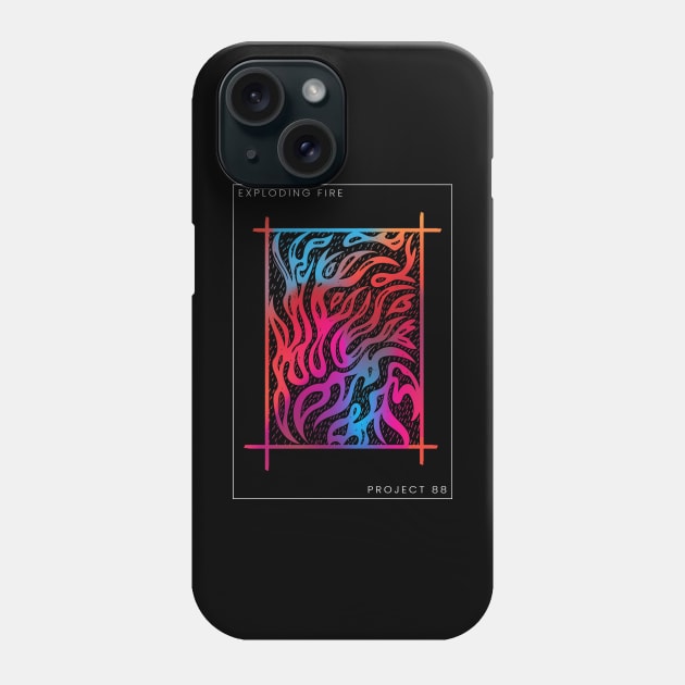 Exploding Fire Phone Case by BrokenGrin