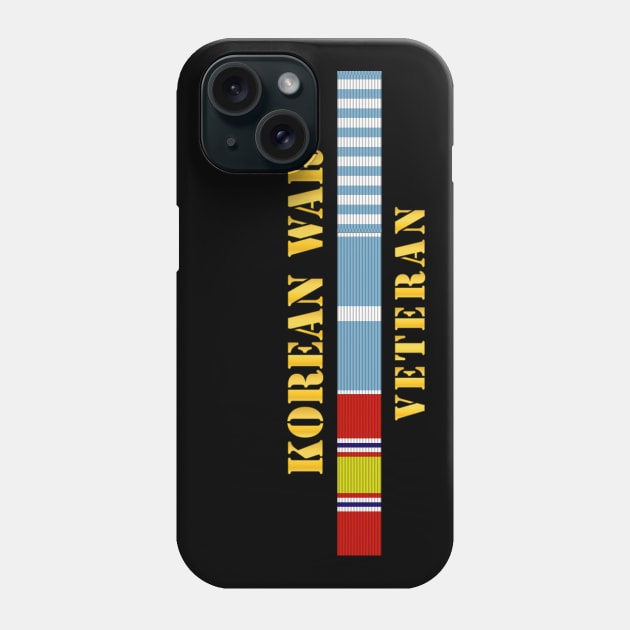 Korean War Veteran w KW SVC Phone Case by twix123844