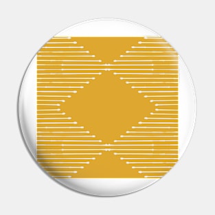 Geo (Mustard Yellow) Pin