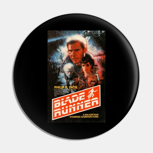 Blade Runner - Original Vintage Movie Poster Pin by caseofstyle