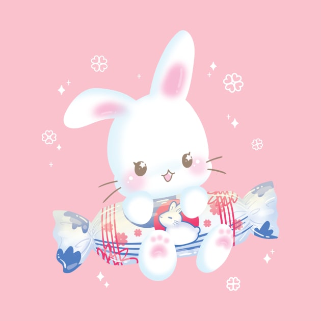 White Rabbit Milky Candy by Maggieful Designs