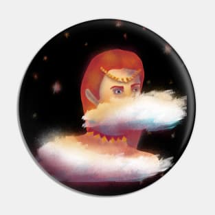 Girl in the clouds Pin