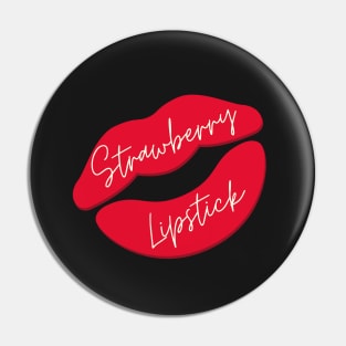 Strawberry Lipstick Pin