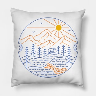 Wild Life Circle Pillow