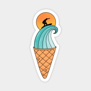 Nature Wave Ice Cream Magnet