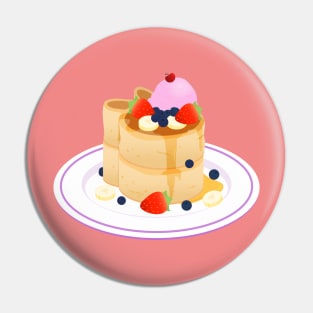 Japanese Bunny Pancake Pin