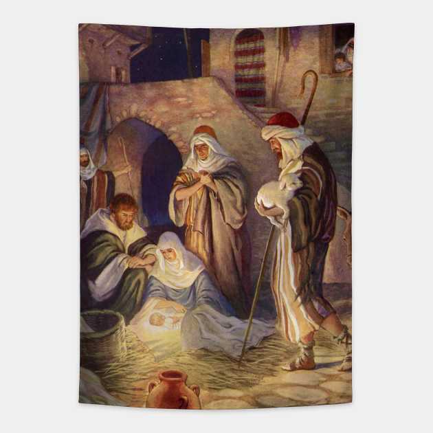 Nativity tapestry hot sale