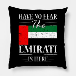 Have No Fear The Emirati Is Here Pillow