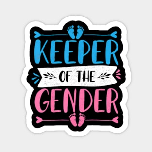 Keeper of the Gender Reveal Baby Announcement party Magnet