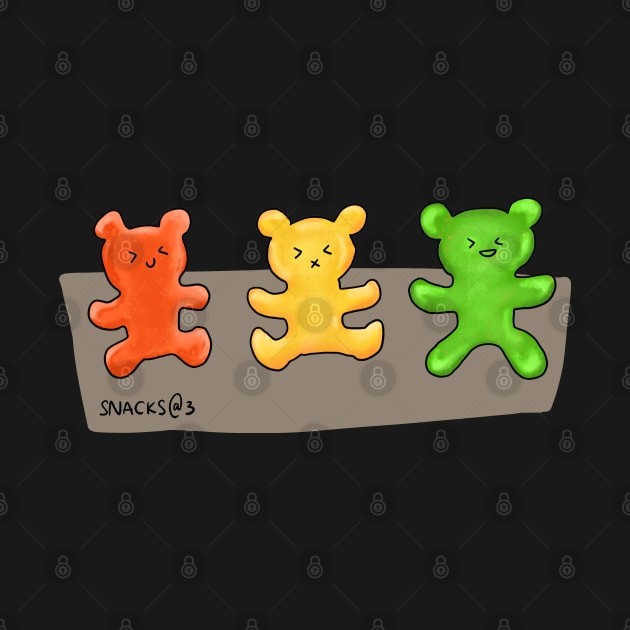 Gummy Bear Buddies Trio by Snacks At 3