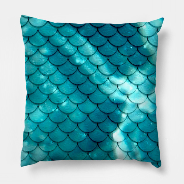 mermaid scale cushion