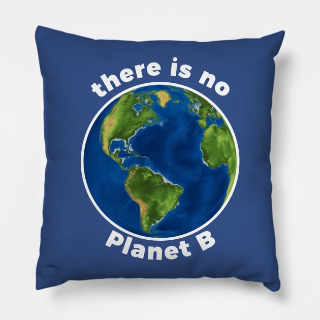 Climate Change There Is No Planet B Pillow by RedYolk