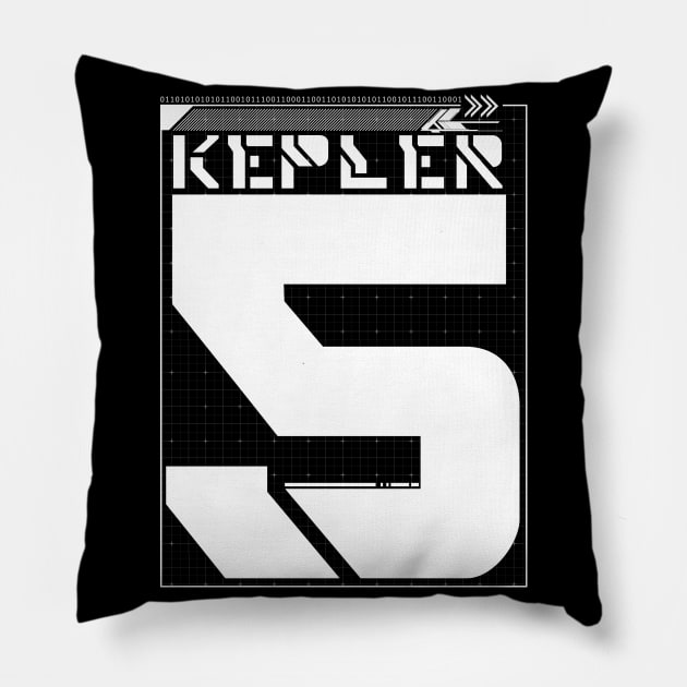 Kepler 5 Pillow by Kiboune