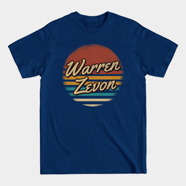 Warren Zevon Retro Style - Warren Zevon - T-Shirt