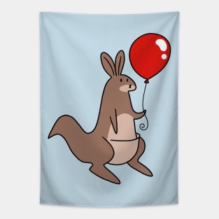 Red Balloon Kangaroo Tapestry