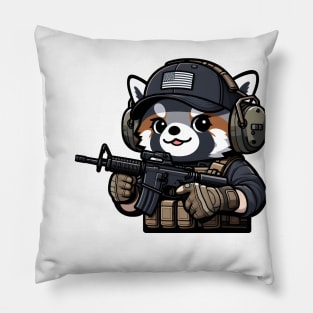 Tactical Tanuki Pillow