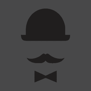 Mustache Mr. Chaplin T-Shirt