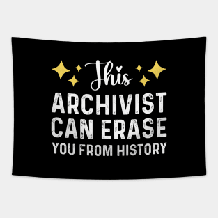Profession Archivist Librarian Funny Archives Joke Tapestry