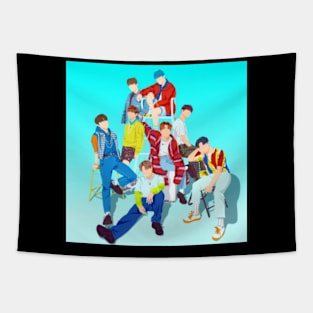 ATEEZ Kpop Boyband Tapestry