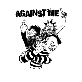 Punk Rock Man Of Againts Me T-Shirt