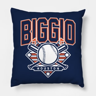 Vintage Houston Baseball Biggio Pillow