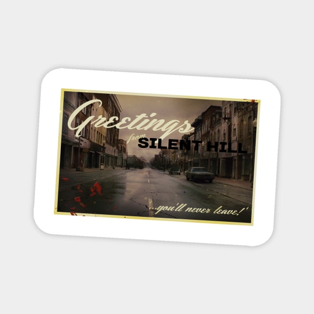 Greetings from Silent Hill Magnet by snitts