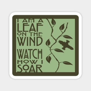 Leaf on the Wind Magnet